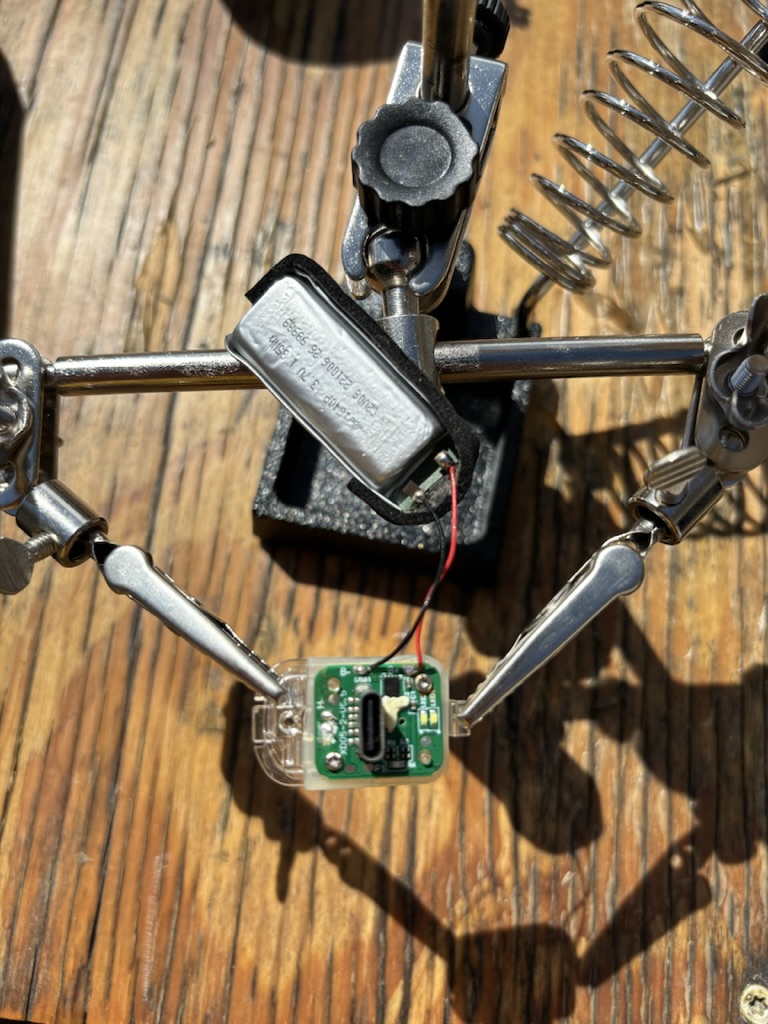 Lithium battery extracted from disposable vaporizer